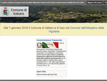 Tablet Screenshot of comunevattaro.tn.it